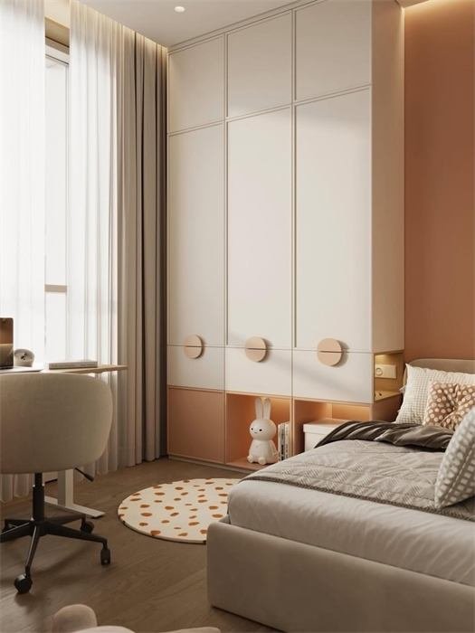 Vista geral do quarto – projeto Ponant, Toulon